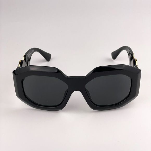 Versace VE4424U GB1/87 Sunglasses MAXI MEDUSA Black Gray Oversized Unisex - Picture 7 of 13